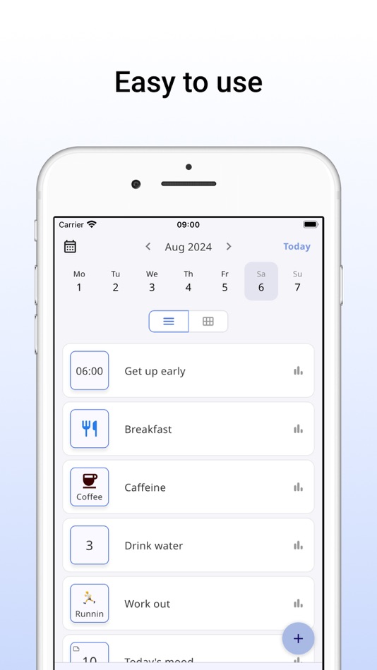 #2. HabitTable - Routine Checklist (iOS) 由: Mooncode