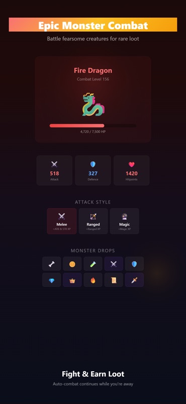Koruxa - Idle RPG screenshot 5