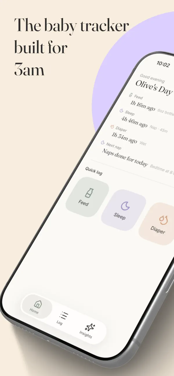 Screenshot #1 pour Arya · Baby Tracker