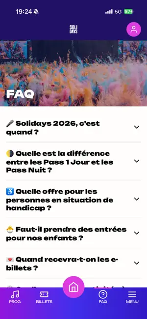 Solidays 2026 iPhone screenshot 4