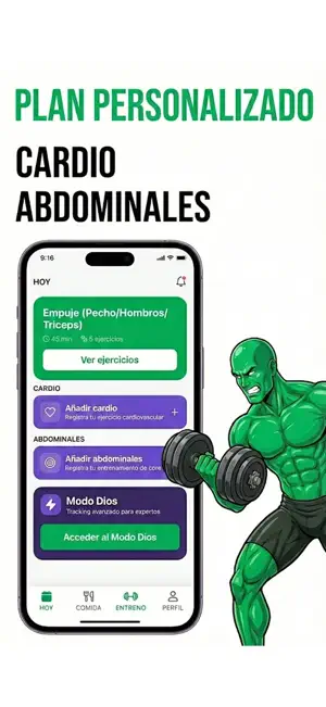 AION - Contador Calorías y Gym screenshot 2