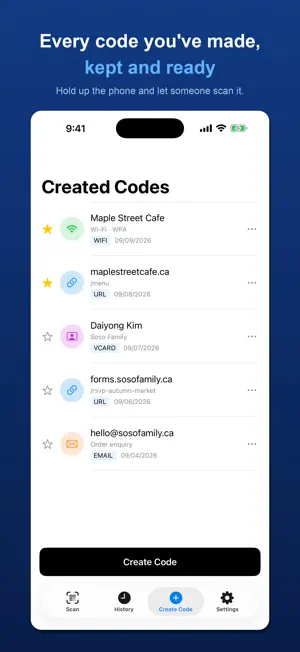 Qrra: QR Code Generator screenshot 2