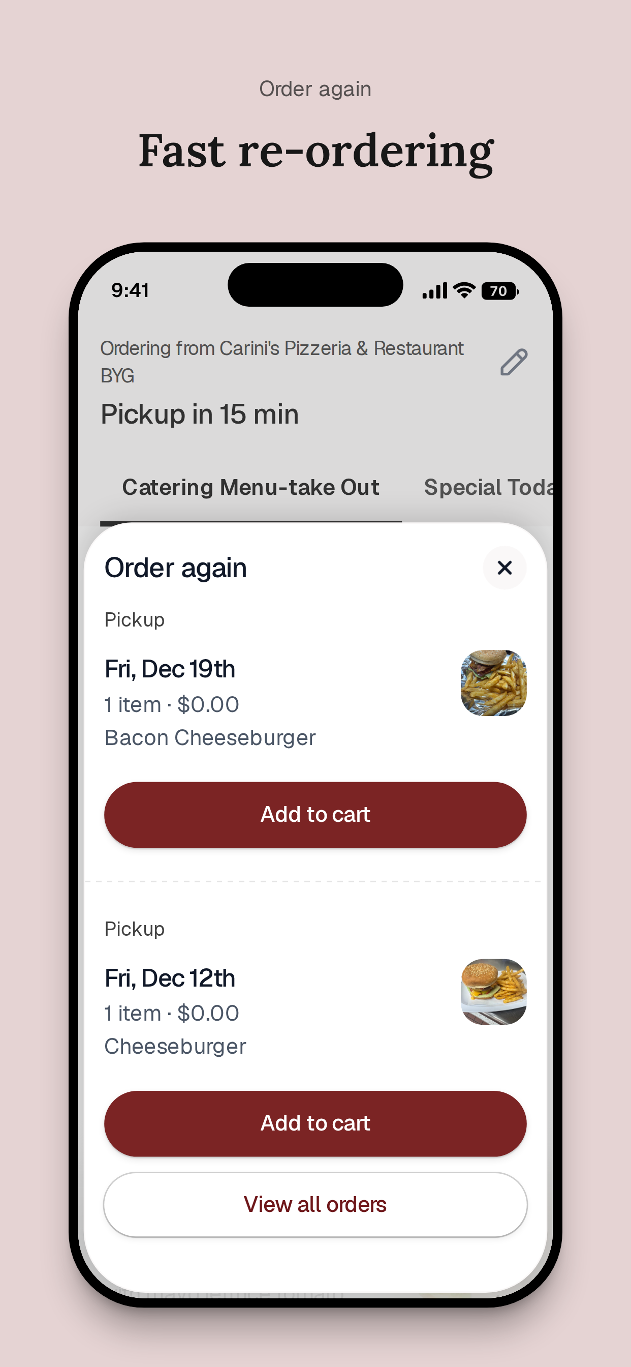 Carini's Pizzeria & Restaurant screenshot 4