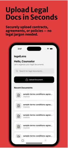 LegalDoc screenshot