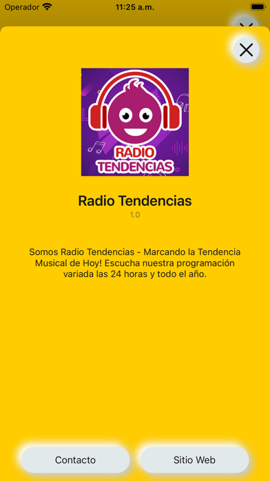 Radio Tendencias Screenshot