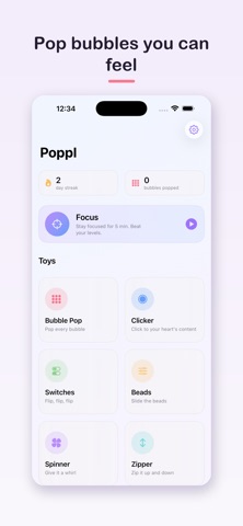 Poppl: Fidget & Focus Screenshot 1 of 5