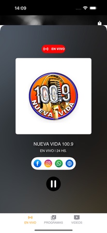 Nueva Vida 100.9 screenshot