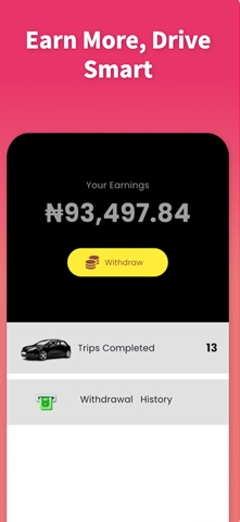 Dash Mobile Driver screenshot