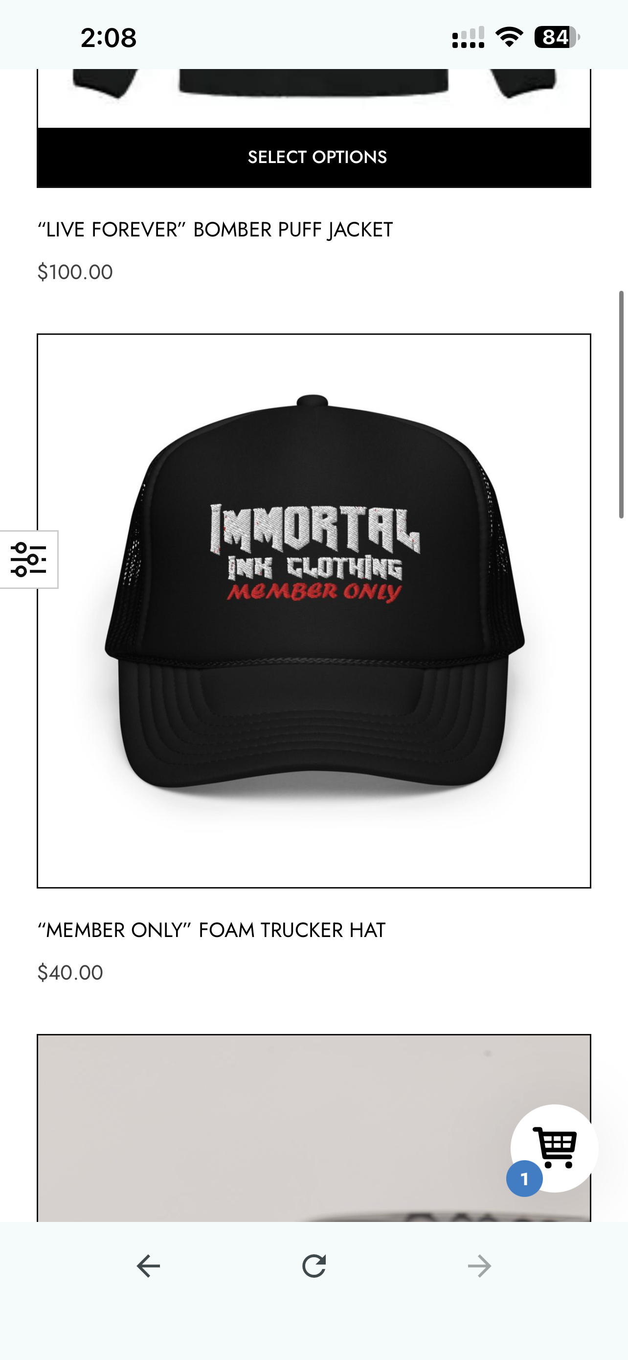 immortalinkclothing screenshot 8
