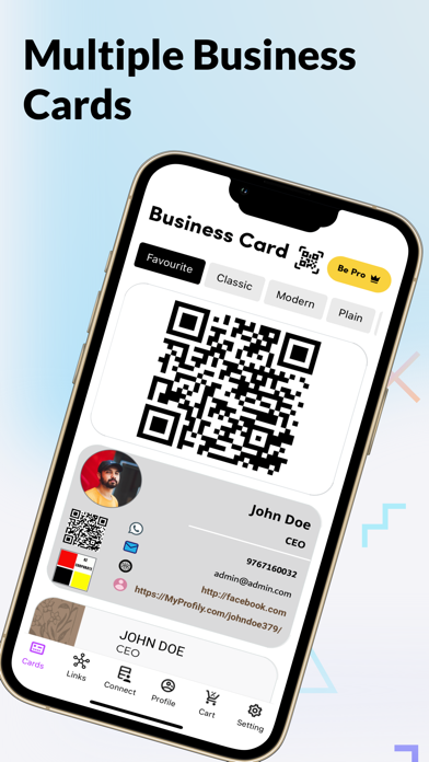 Biz Card- Smart Business Cards Screenshot