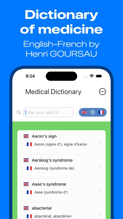 Dictionary of medicine