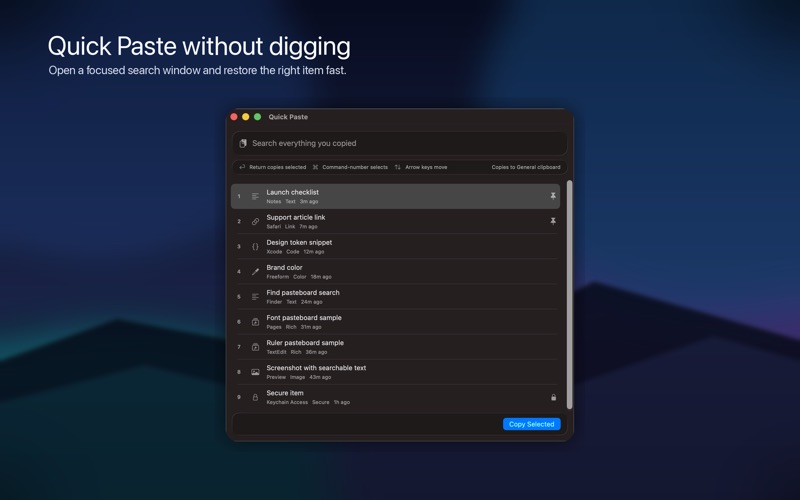Everything Clipboard screenshot