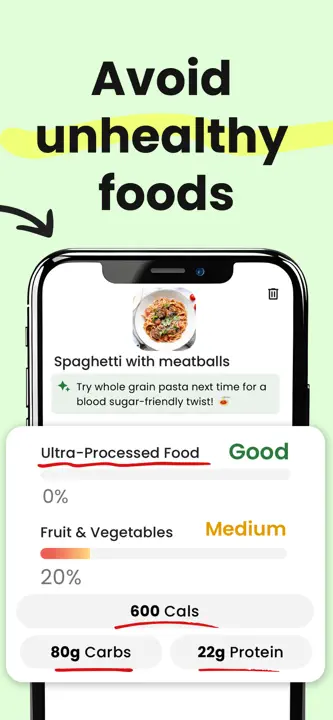 Diabetes food tracker: Screenshot 4 von 6
