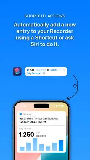 Capture d'écran de Numerics - Track Your Metrics sur iPhone 8