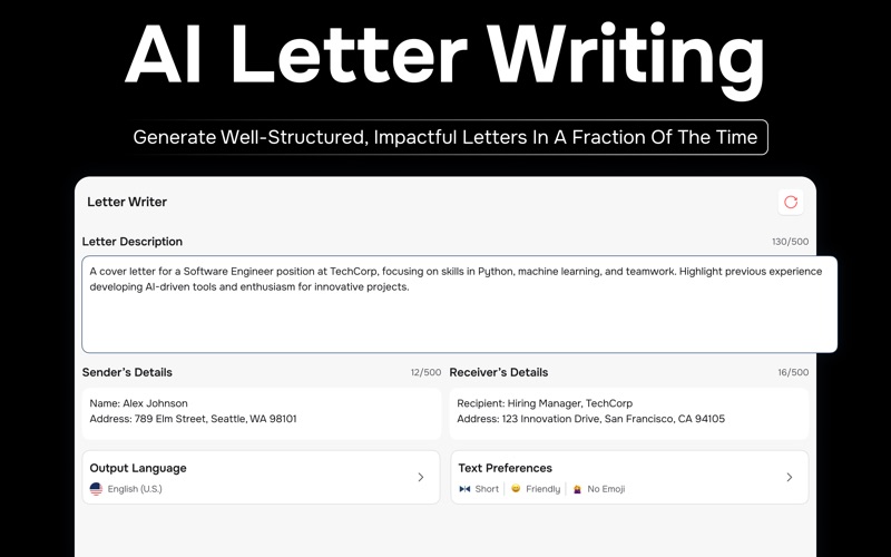 Chatbot - Generative AI Writer iPhone screenshot
