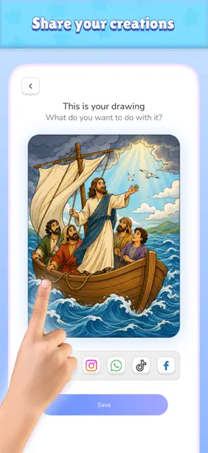 Bible coloring book for paint screenshot 3