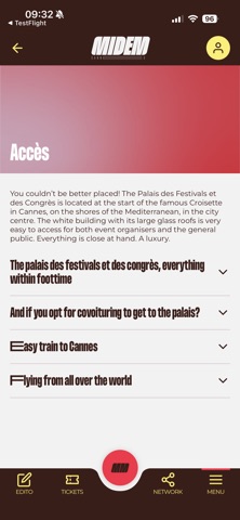 MIDEM 2027 iPhone screenshot