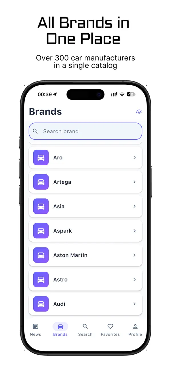 Screenshot #2 pour Car Catalog - find your drive