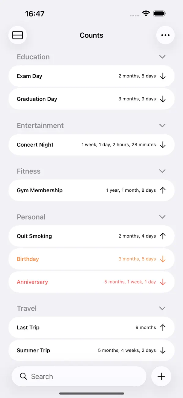 Screenshot #2 pour EasyCount - Event Countdown