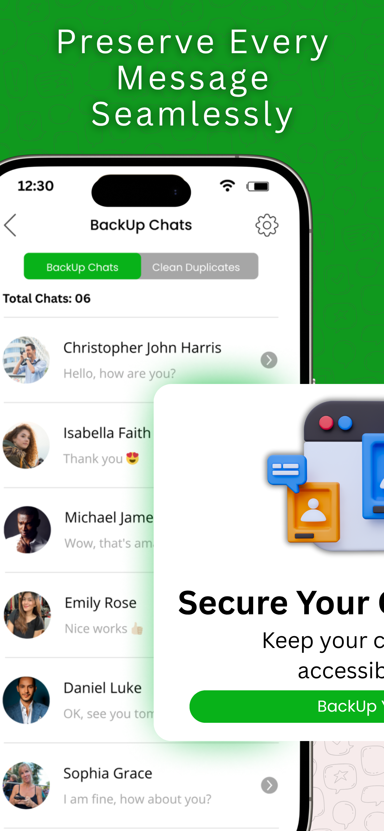 BackUp Chat screenshot 2