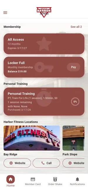 Harbor Fitness Member screenshot 2