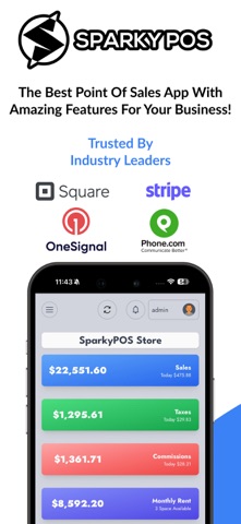 SparkyPOS screenshot