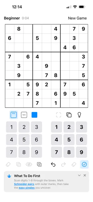 Pencilmark Sudoku screenshot 1