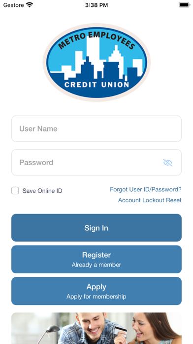 Metro Plus Credit Union Mobile Screenshot