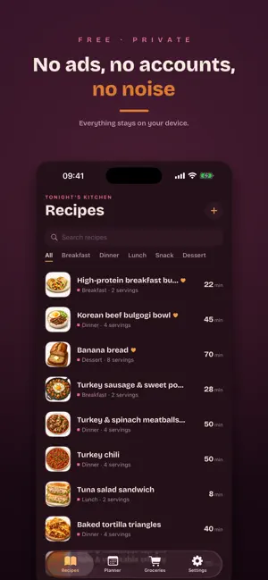 Reciptoire screenshot 2