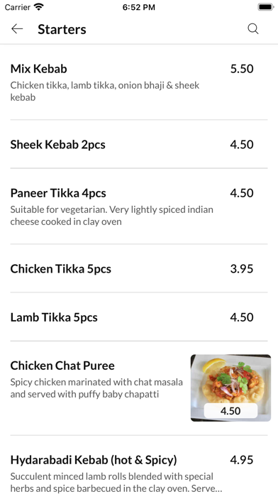 Curry Queen Indian restaurant Screenshot