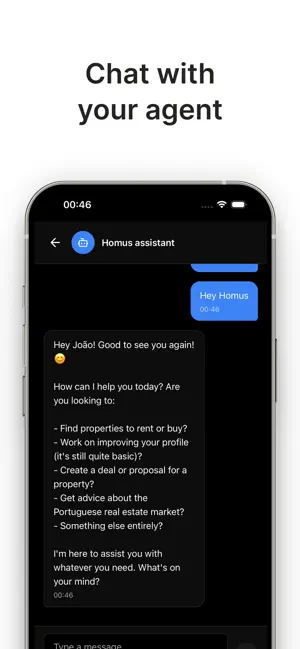 Homus - AI Real Estate Agent screenshot 1