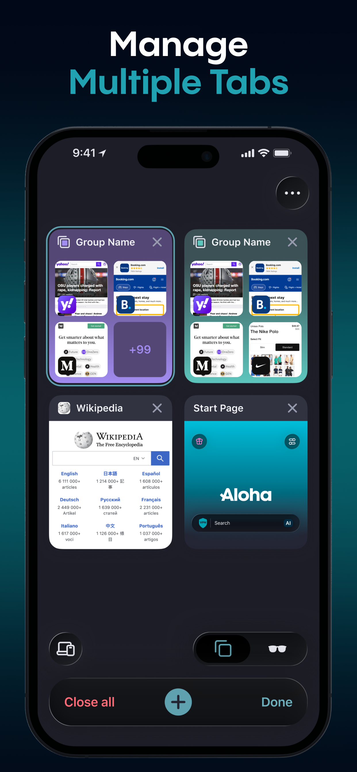 Aloha Browser – Private VPN