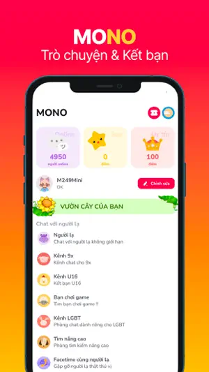 MONO - Trò chuyện và kết bạn screenshot 1