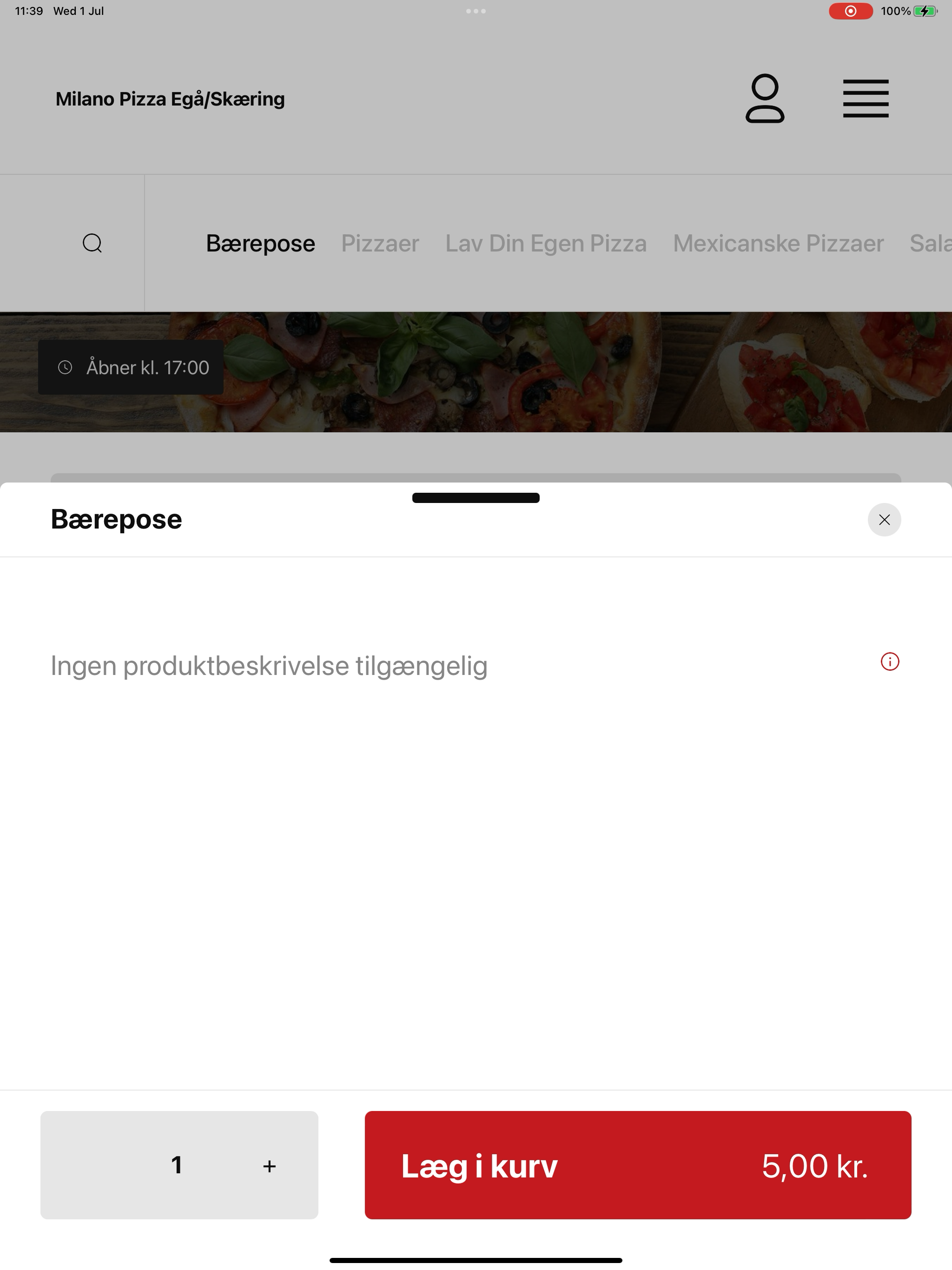 Milano Pizza Egå screenshot 16
