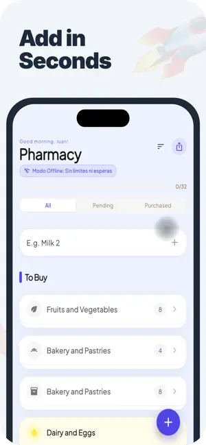 Grocery List: Kauf screenshot 2