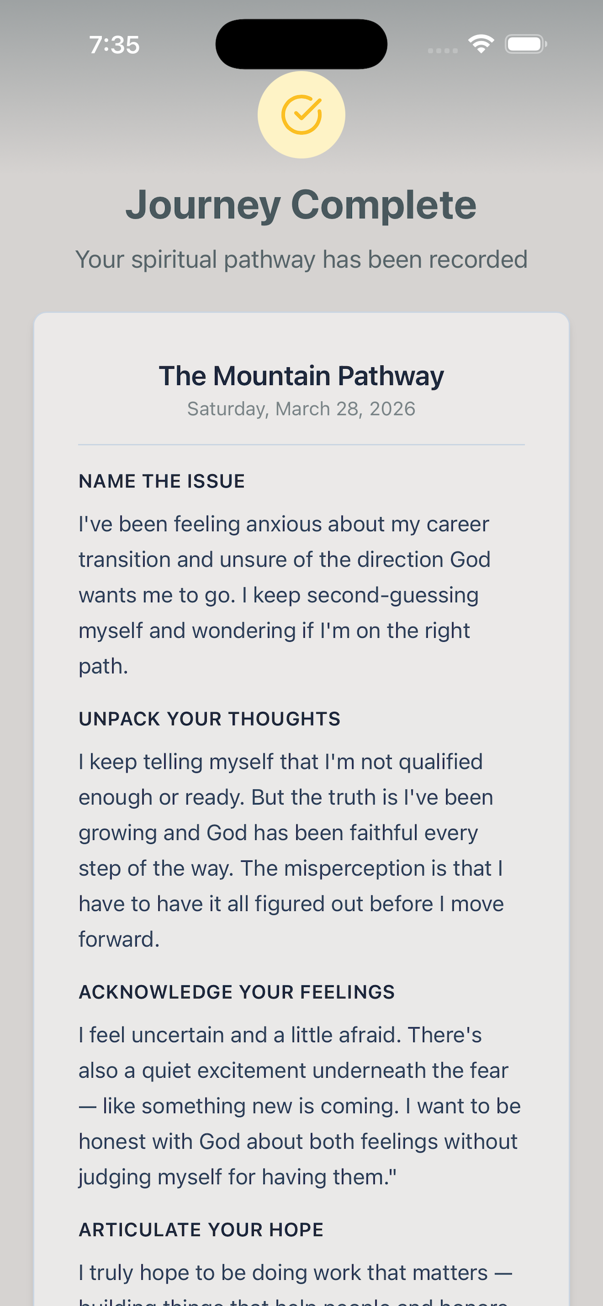 The Mountain Pathway screenshot 2
