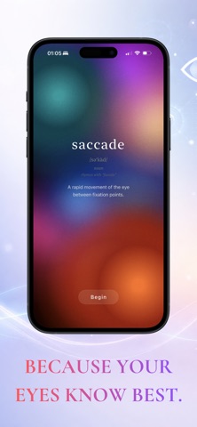 Saccade: A/B Test-by-Eye iPhone screenshot