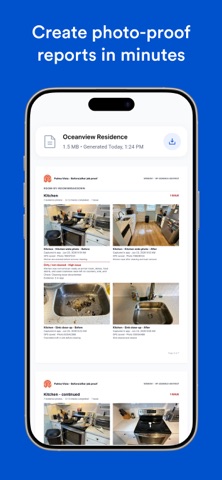 RoomProof Property Inspection iPhone screenshot