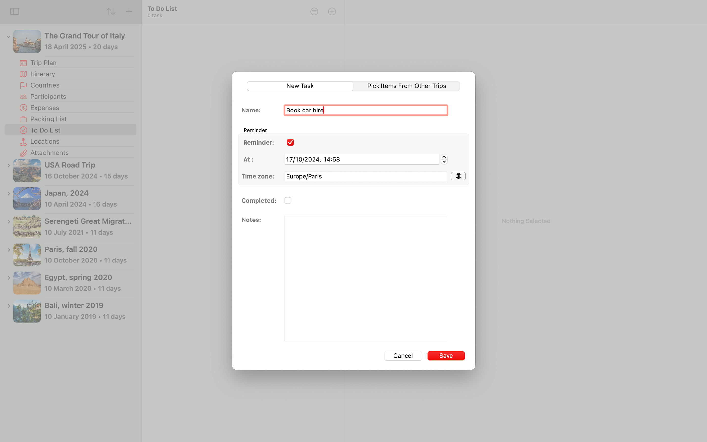 MyTravelsPlanner screenshot 22