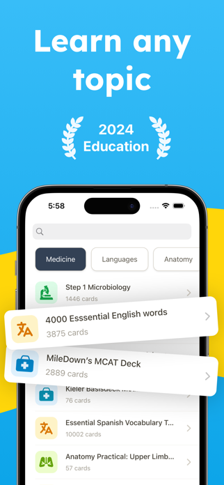 Mopiq: AI Flashcards Learning Screenshot 2 of 6