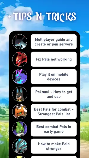Pals Guide For Palworld Game screenshot 2