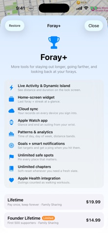 Foray: Agoraphobia Tracker Screenshot 5 of 5