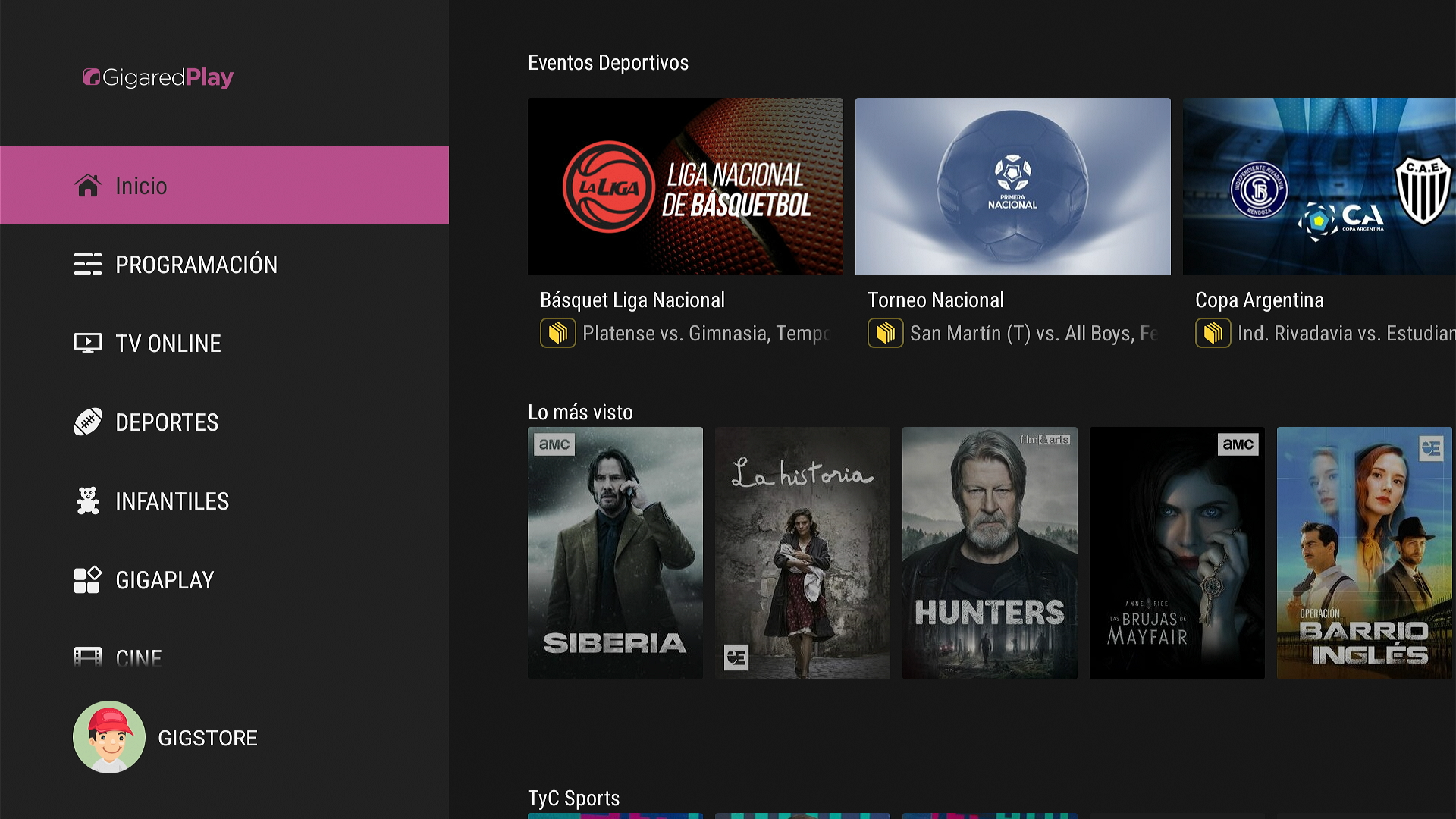 Gigared Play screenshot 9