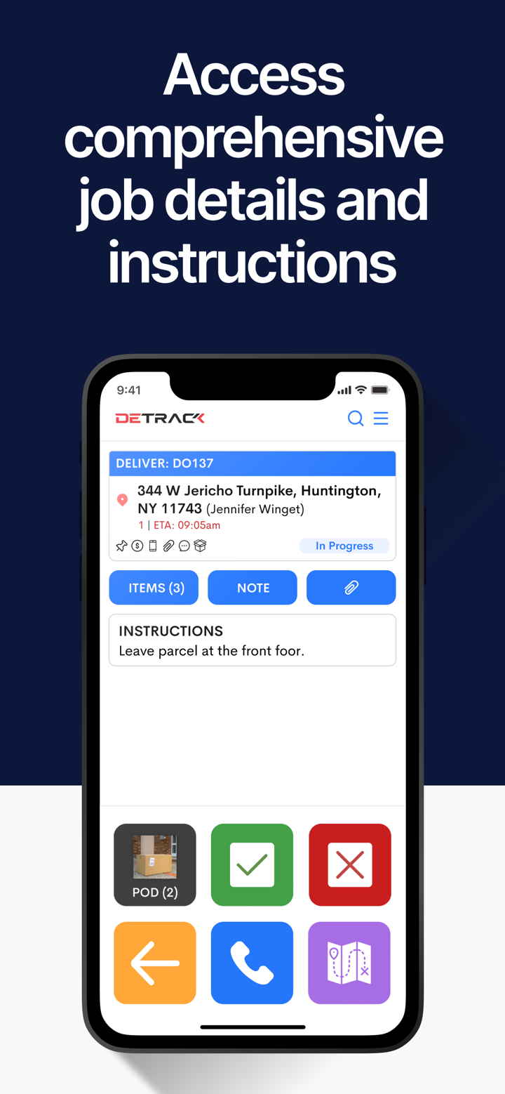 Detrack Proof Of Delivery POD screenshot 3