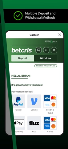 Betcris Sportsbook Arizona AZ iPhone screenshot
