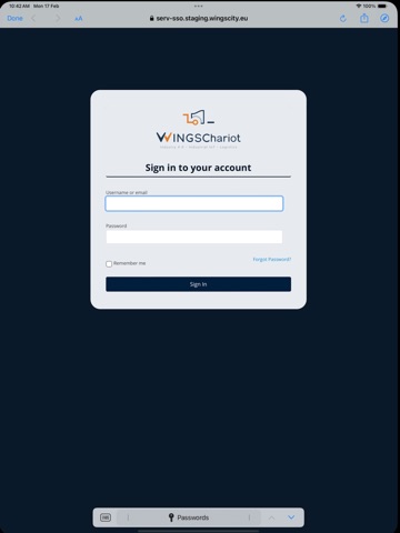 App screenshot