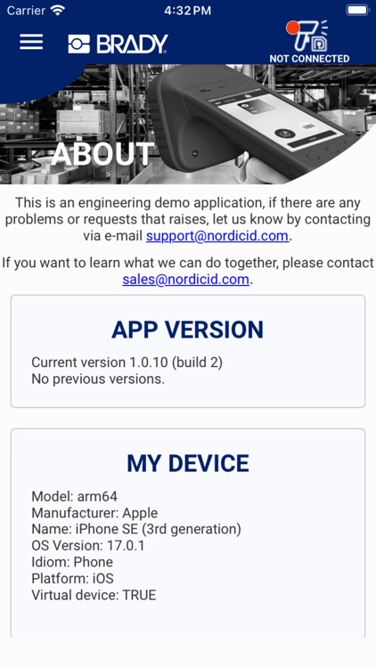 Nordic ID Sensor Tag Reader screenshot-4