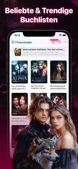 Screenshot von MoboReader - Romane & Bücher auf dem iPhone 3