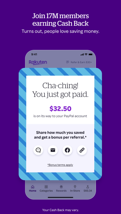 Rakuten: Cash Back & Deals screenshot