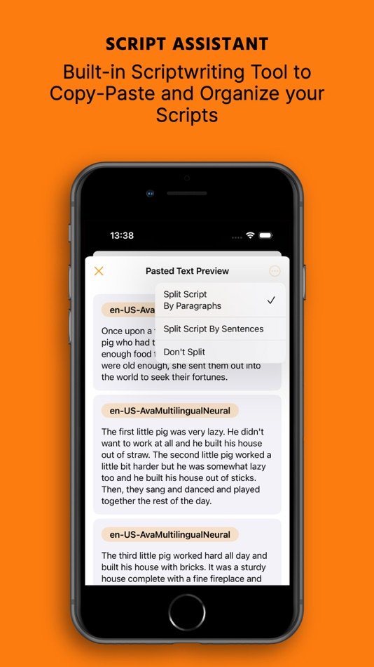 #5. Text to Speech Reader Vocally (iOS) 由: USEKAMBA - PRESTACAO DE SERVICOS E COMERCIO LDA